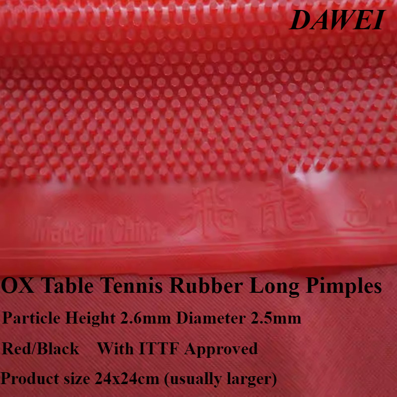 Table Tennis Height - Flying Dragon OX Table Tennis Rubber