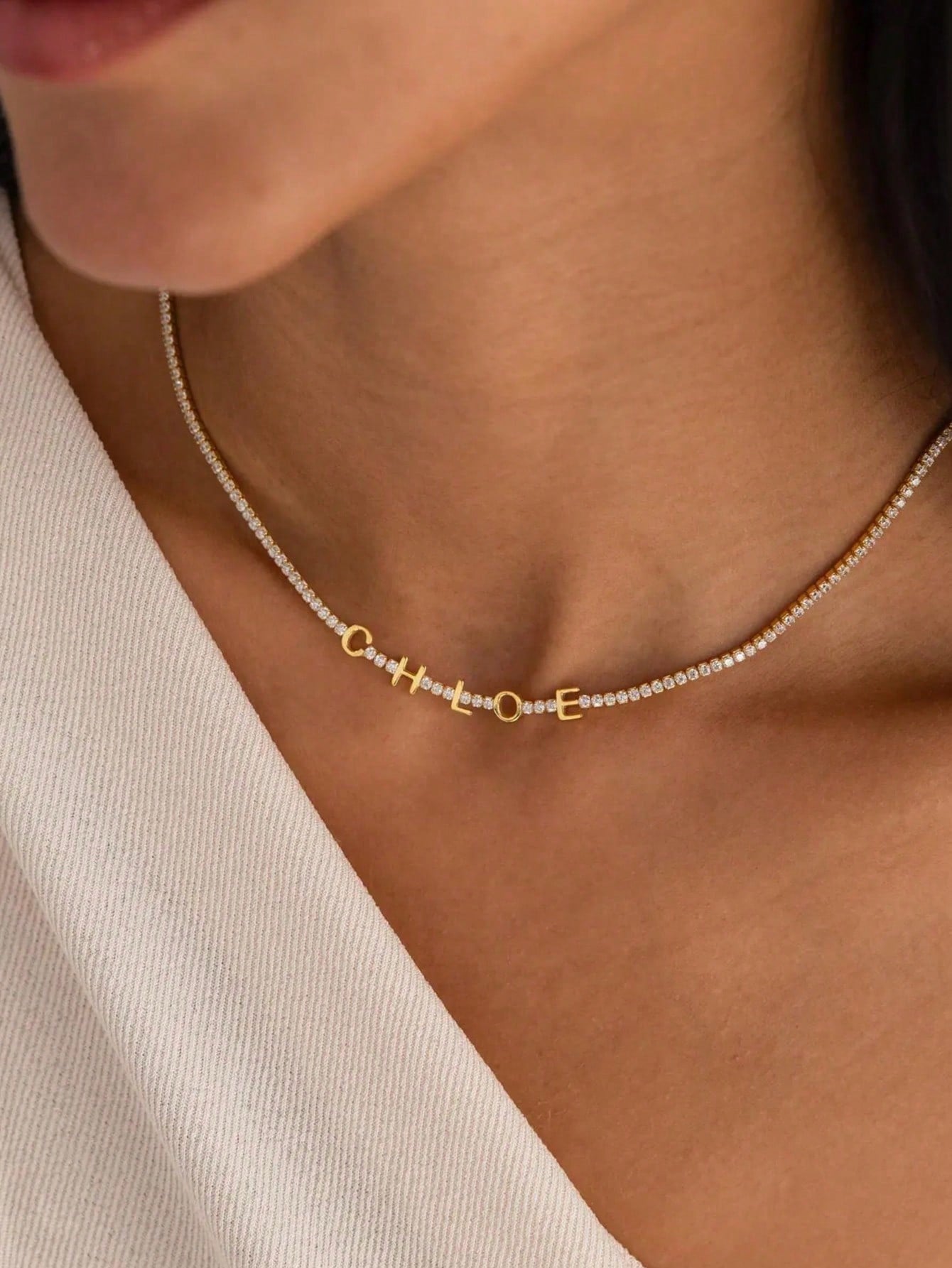 Table Tennis Daily - DOREMI Custom Name Tennis Necklace Personalized