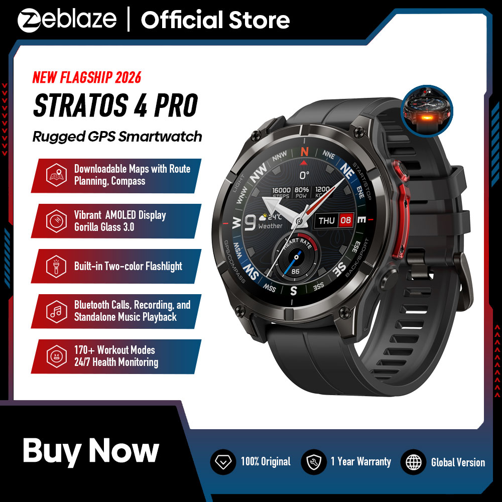 New Zeblaze Stratos 4 PRO AMOL - Table Tennis World 评论和价格