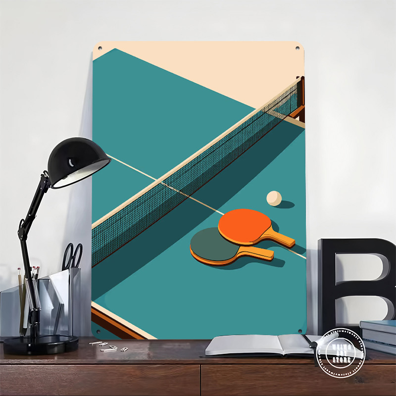 Table Tennis Still Life Illust - Table Tennis Illustration 评论和价格