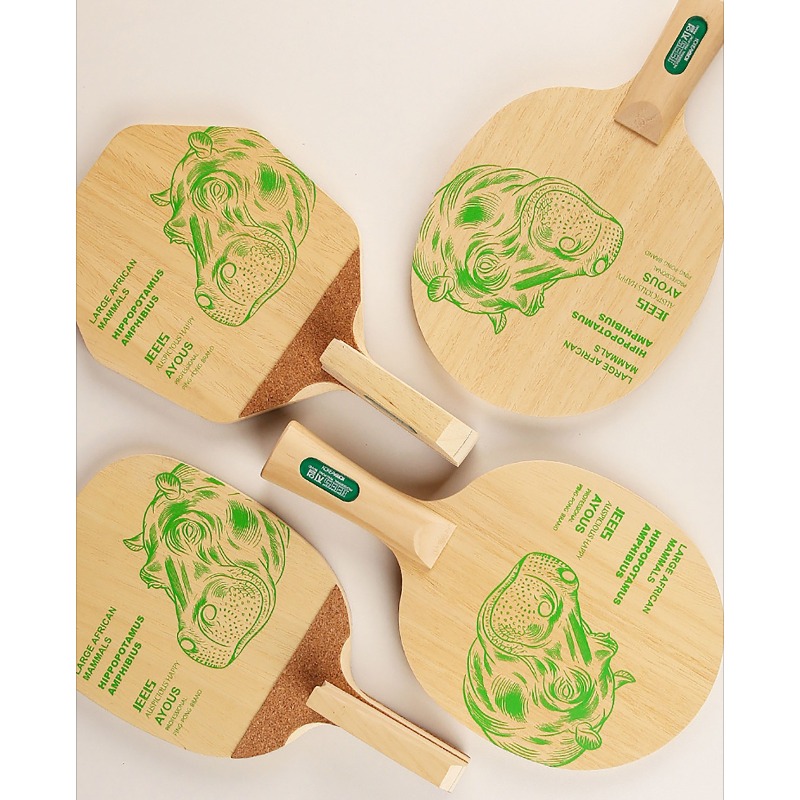 JEELS Green Hippo 1 Ply Ayous  - Table Tennis Blade 评论和价格