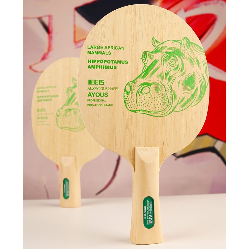 JEELS Green Hippo 1 Ply Ayous  - Table Tennis Blade 评论和价格