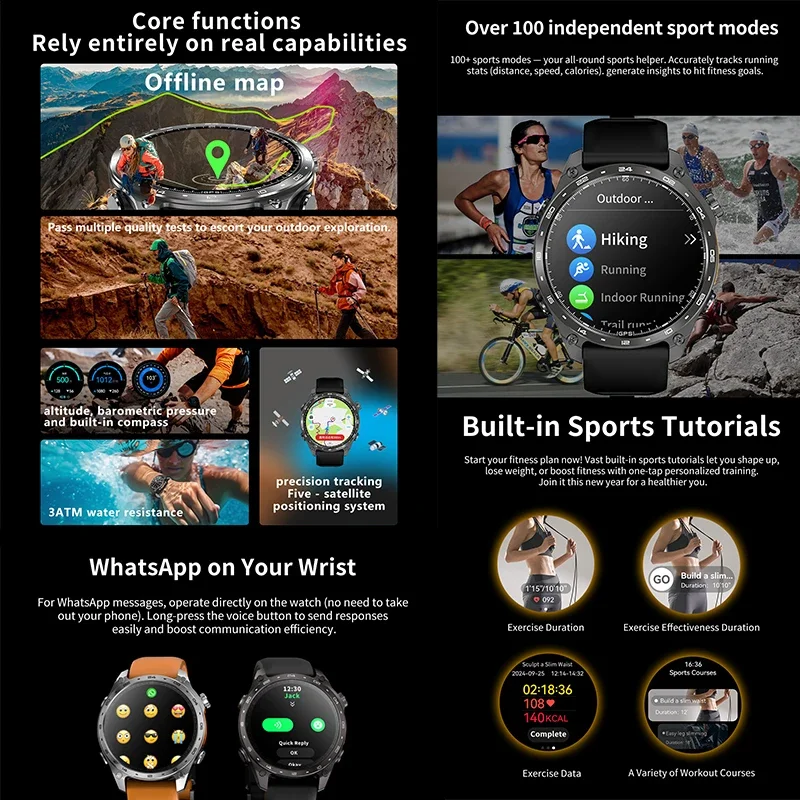 2026 New Smart Watch for Men w - Table Tennis World 评论和价格