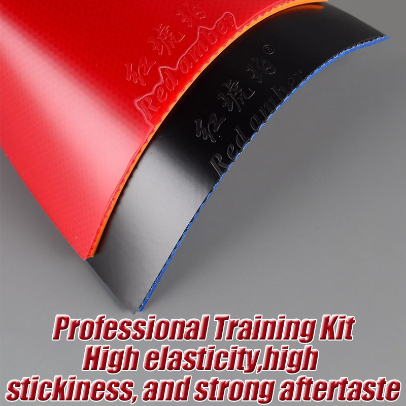 ●Red Amber Table Tennis Rubber - Table Tennis Practice 评论和价格
