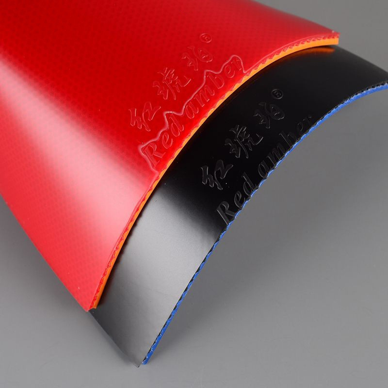●Red Amber Table Tennis Rubber - Table Tennis Practice 评论和价格