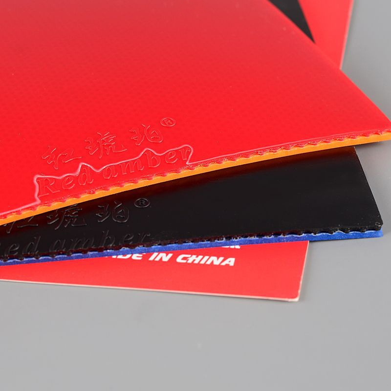●Red Amber Table Tennis Rubber - Table Tennis Practice 评论和价格
