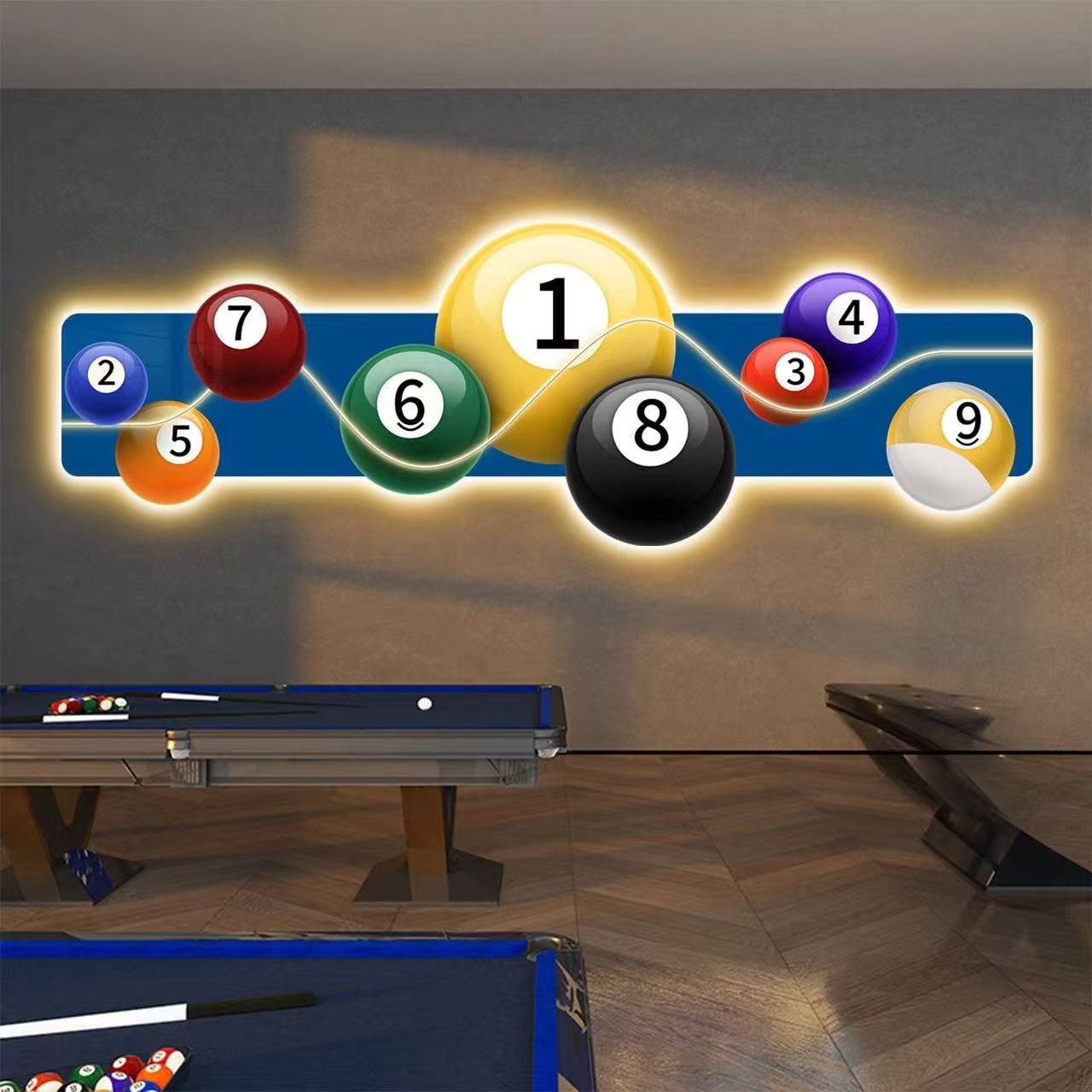 Billiards Hall Decoration Pain - Table Tennis No 1 评论和价格