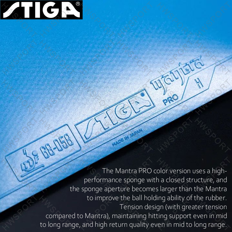 STIGA Mantra Pro Colorful Tabl - Table Tennis Japan 评论和价格
