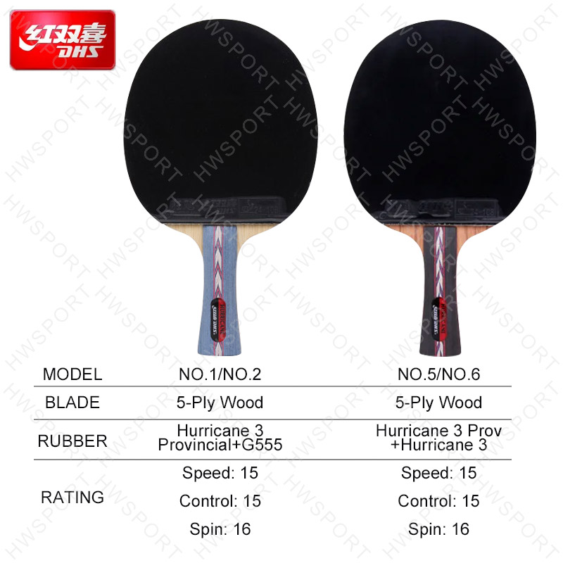 DHS Hurricane NO Series Table  - Table Tennis No 1 评论和价格