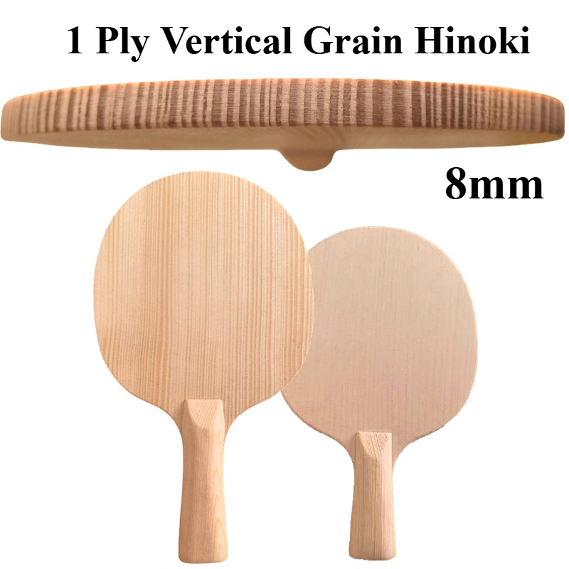 1-Ply 8mm Vertical Grain Hinok - Table Tennis Blade 评论和价格