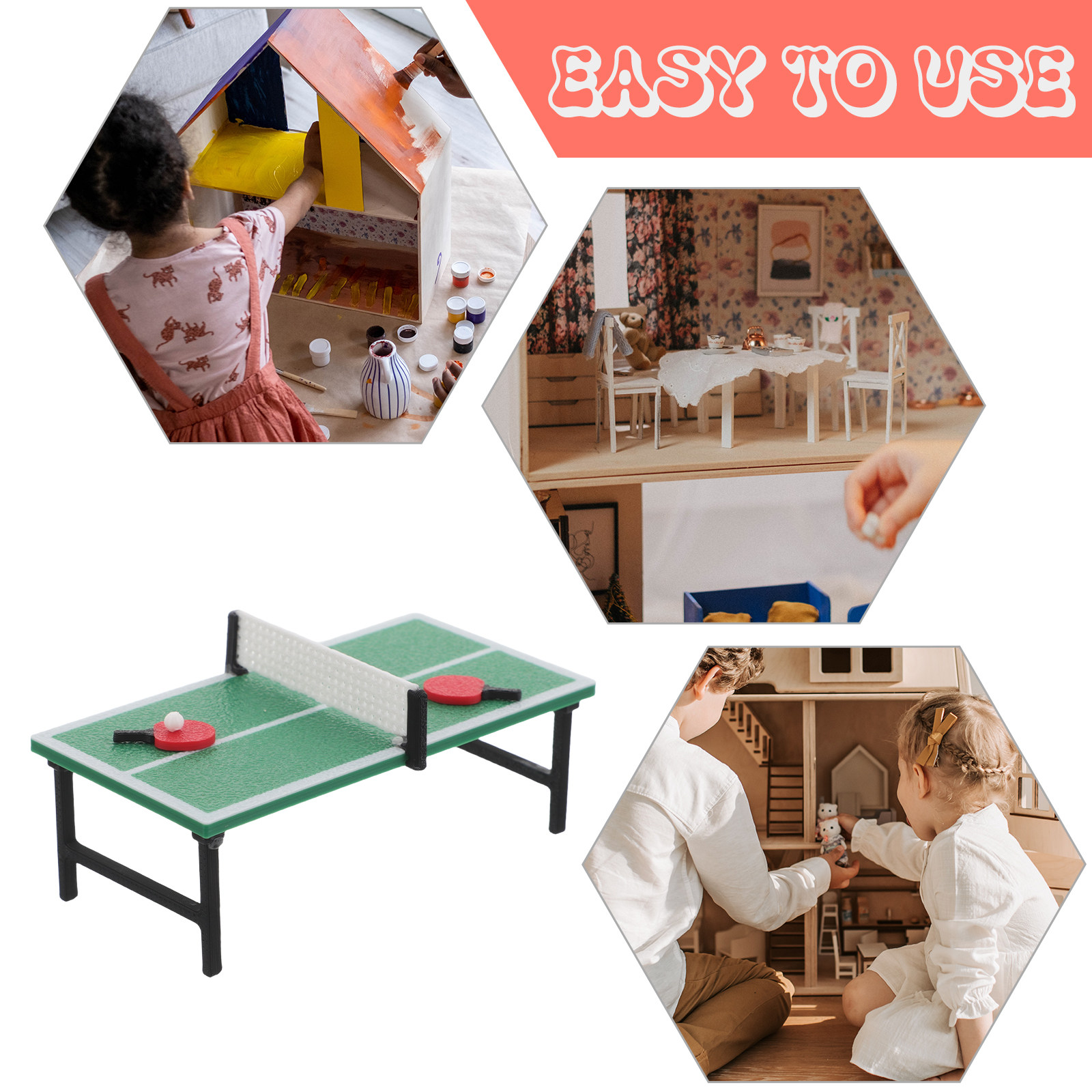 1Set Miniature Table Tennis Se - Table Tennis No 1 评论和价格