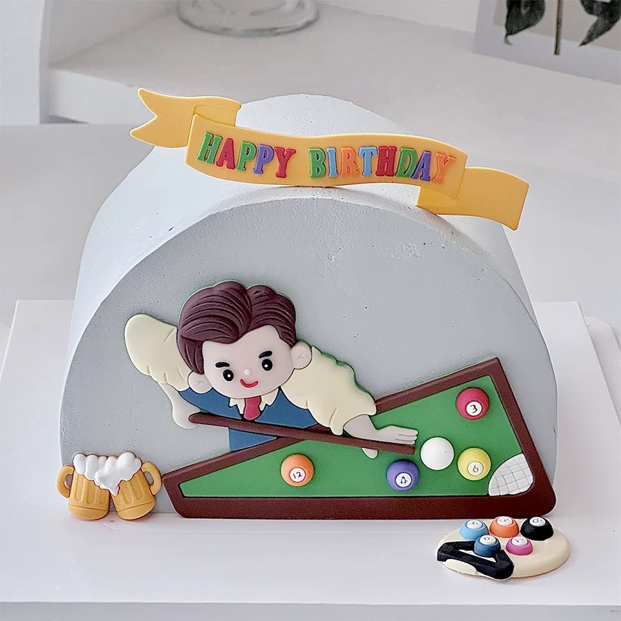 Billiard Cake Birthday Decorat - Table Tennis Venue 评论和价格