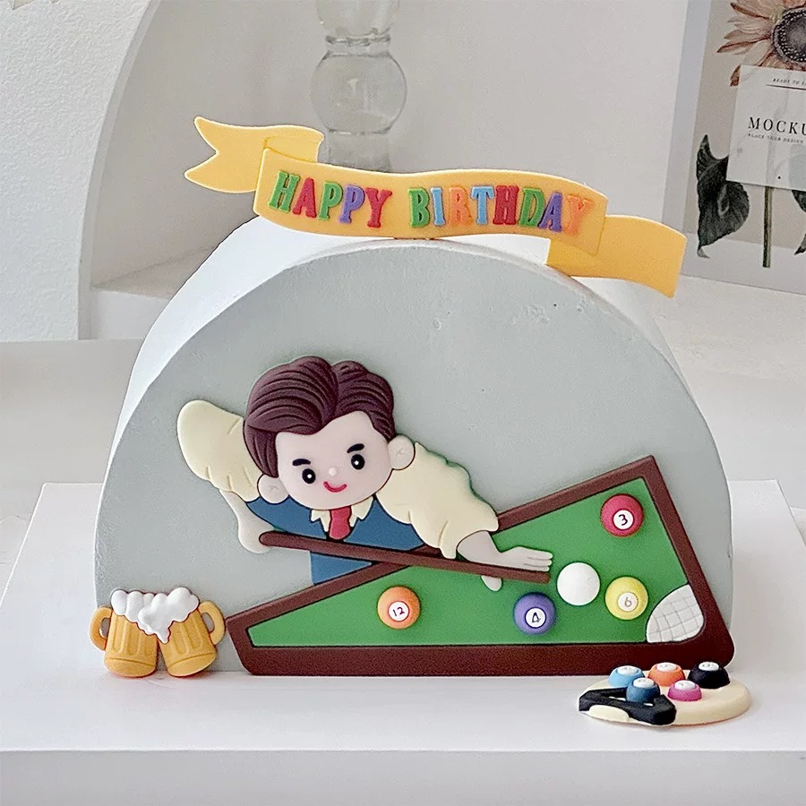 Billiard Cake Birthday Decorat - Table Tennis Venue 评论和价格