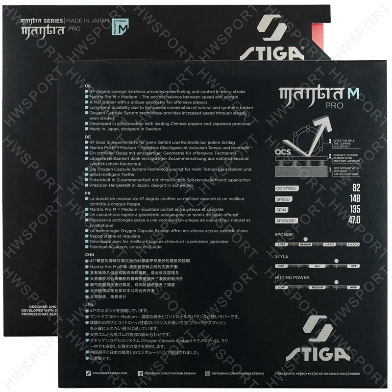 STIGA MANTRA PRO Table Tennis  - Table Tennis Japan 评论和价格