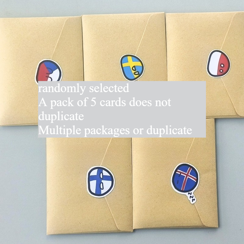 5pcs Countryballs Card Doll UK - Table Tennis France 评论和价格